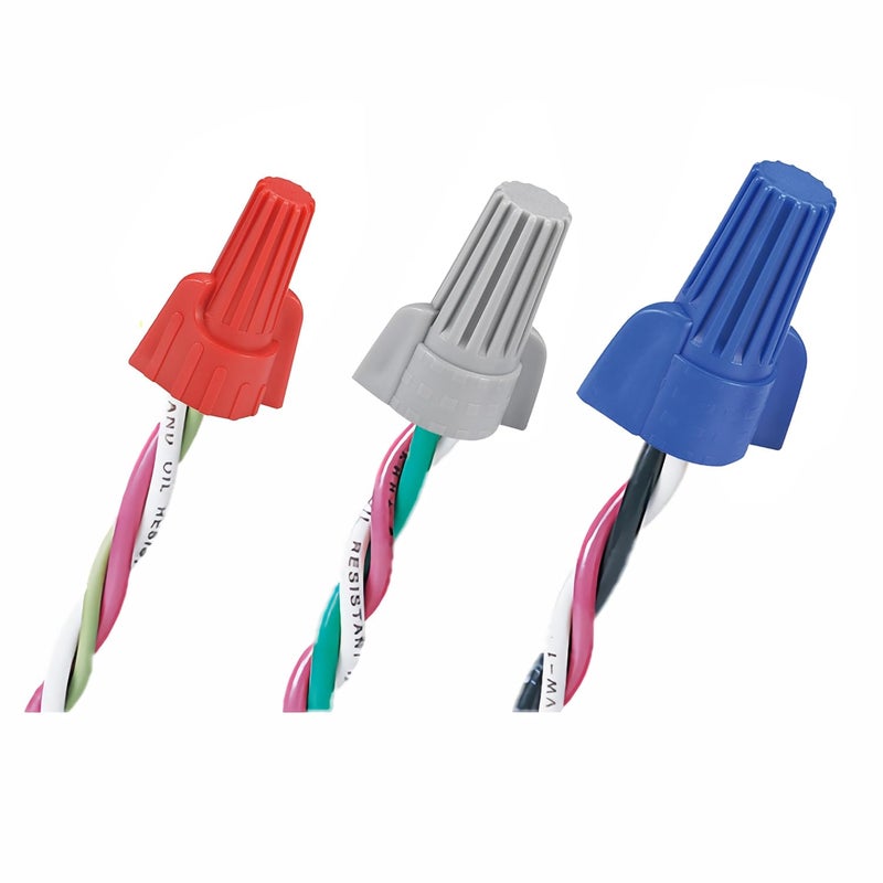 DICIO Blue Winged Wire Connectors Nuts Easy-Twist 100 PCs, UL Listed Red Wire Cap Electrical Connectors Screw-On Electrical Connector Kit 14-6 AWG for Connect Electrical Wiring - Image 5